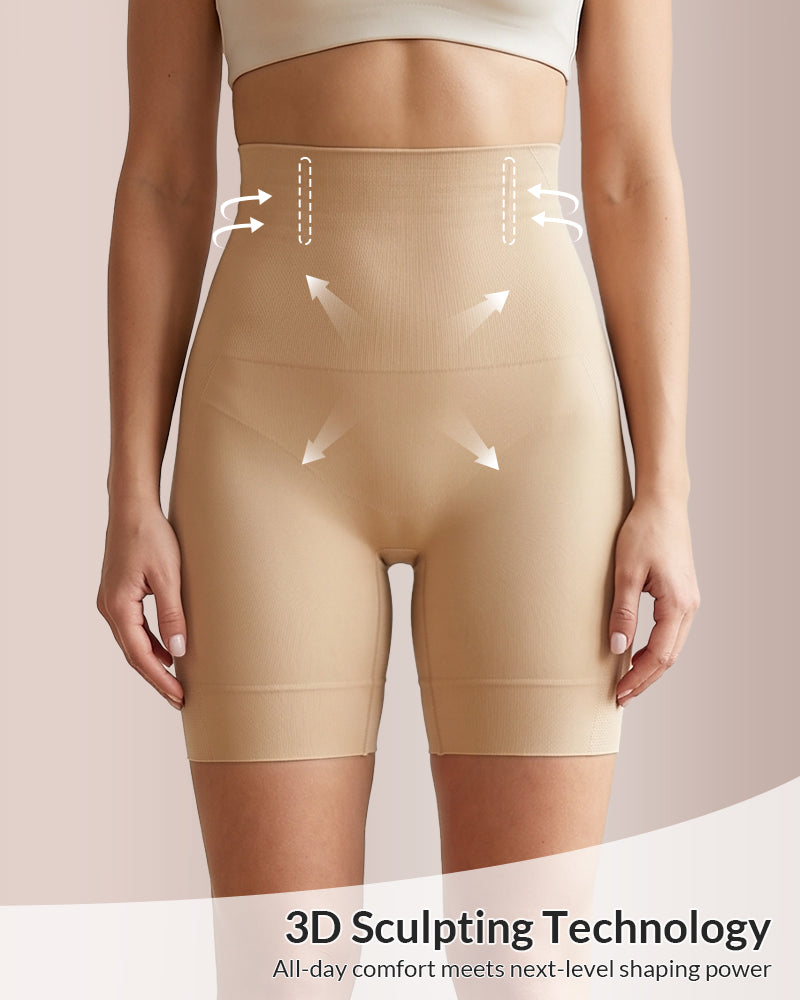 Curvvvy™ Shorts Modellanti Senza Cuciture a Vita Alta