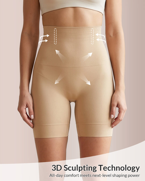 Curvvvy™ Shorts Modellanti Senza Cuciture a Vita Alta