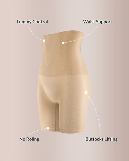 Curvvvy™ Shorts Modellanti Senza Cuciture a Vita Alta
