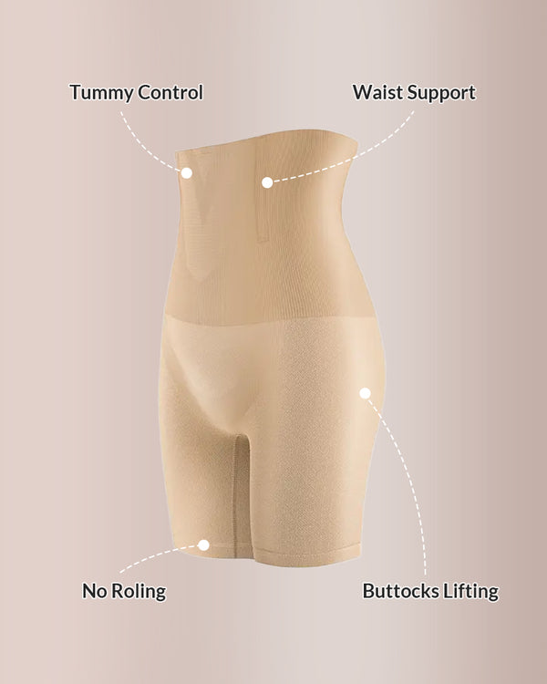 Curvvvy™ Shorts Modellanti Senza Cuciture a Vita Alta