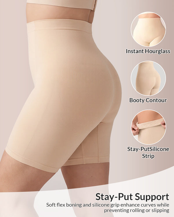 Curvvvy™ Shorts Modellanti Senza Cuciture a Vita Alta