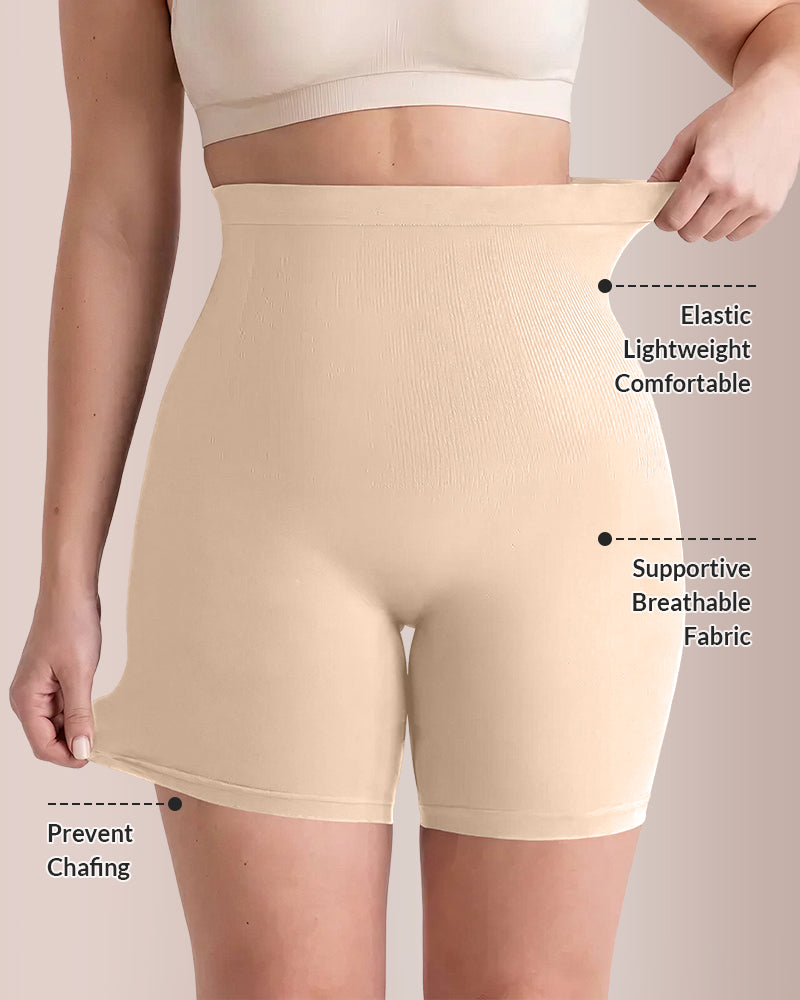 Curvvvy™ Shorts Modellanti Senza Cuciture a Vita Alta