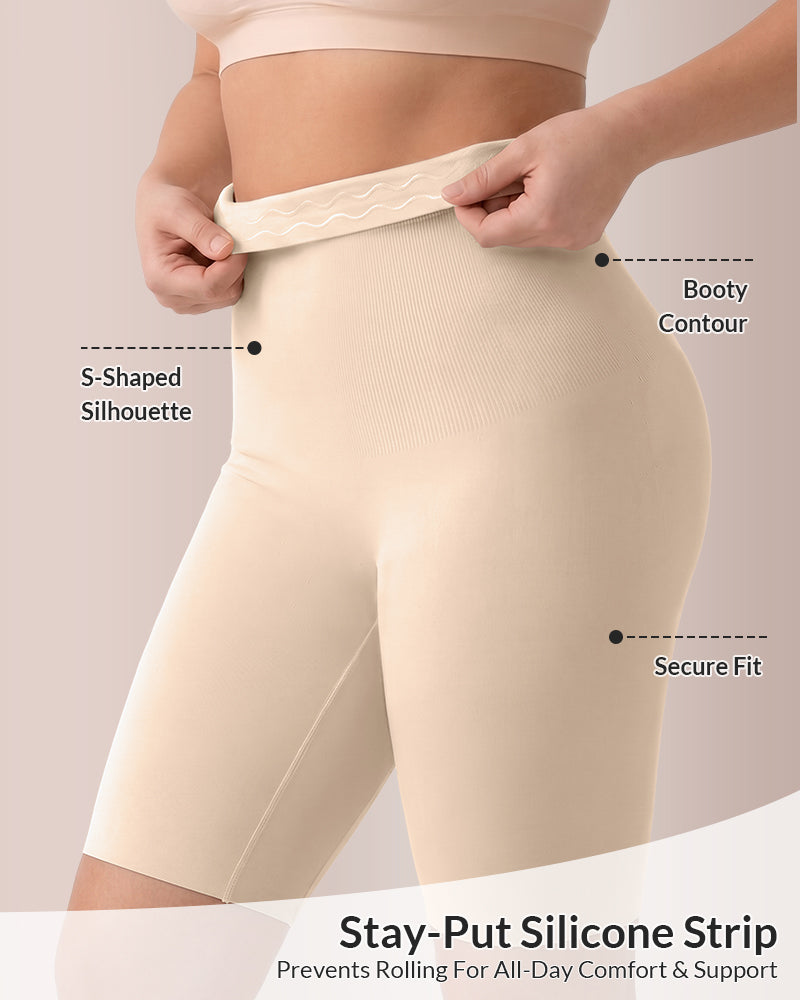 Curvvvy™ Shorts Modellanti Senza Cuciture a Vita Alta