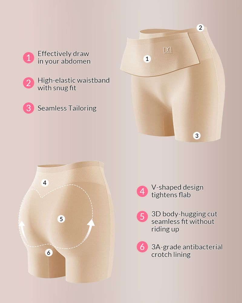 Curvvvy™ Nahtlose High-Waist-Formshorts