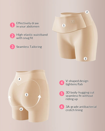 Curvvvy™ Nahtlose High-Waist-Formshorts