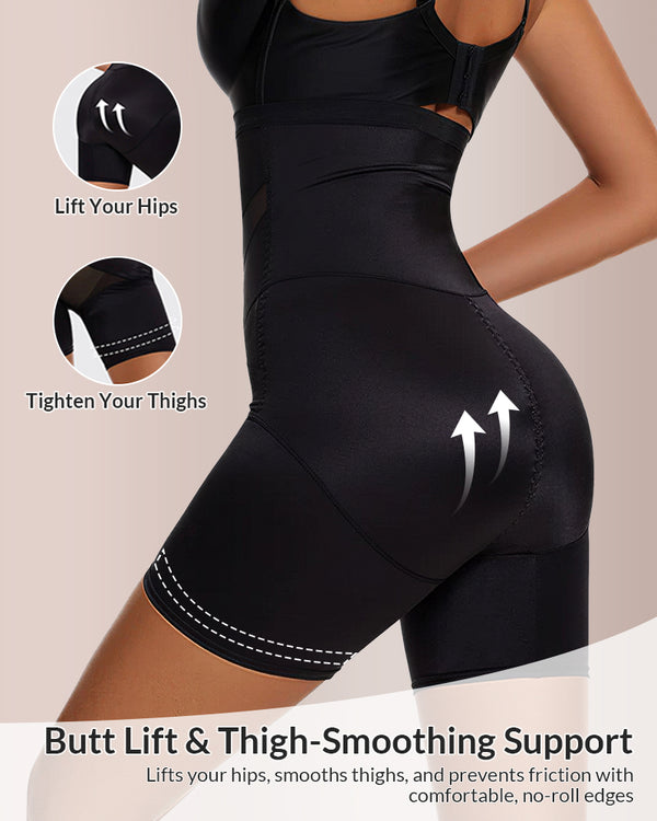 Curvvvy™ High-Waisted Breathable Tummy Control Shapewear Shorts