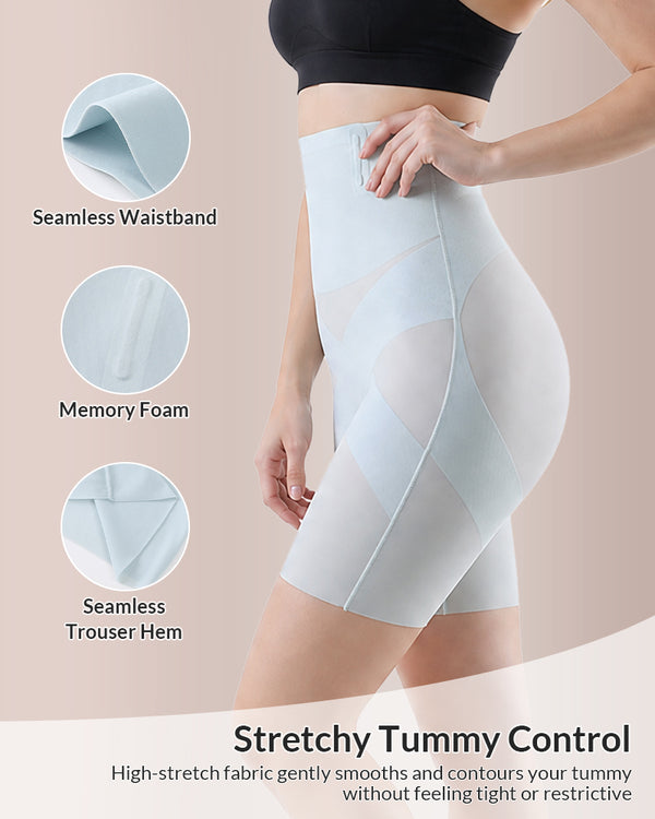 Curvvvy™ Nahtlose High-Waist-Formshorts