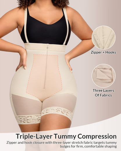 Curvvvy™ Nahtlose High-Waist-Formshorts