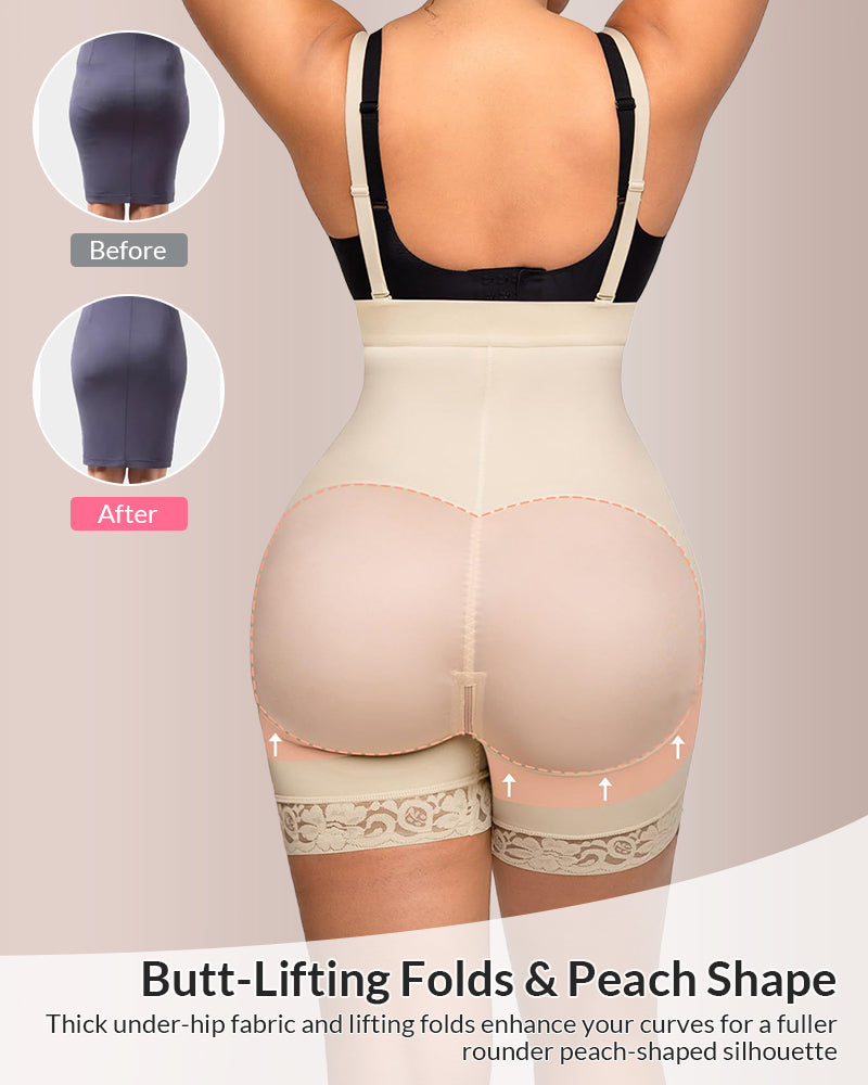 Curvvvy™ Nahtlose High-Waist-Formshorts