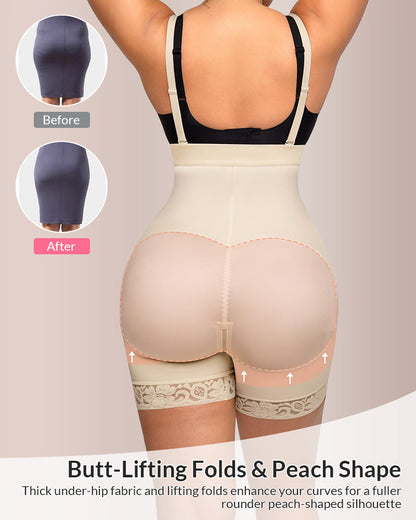 Curvvvy™ Nahtlose High-Waist-Formshorts
