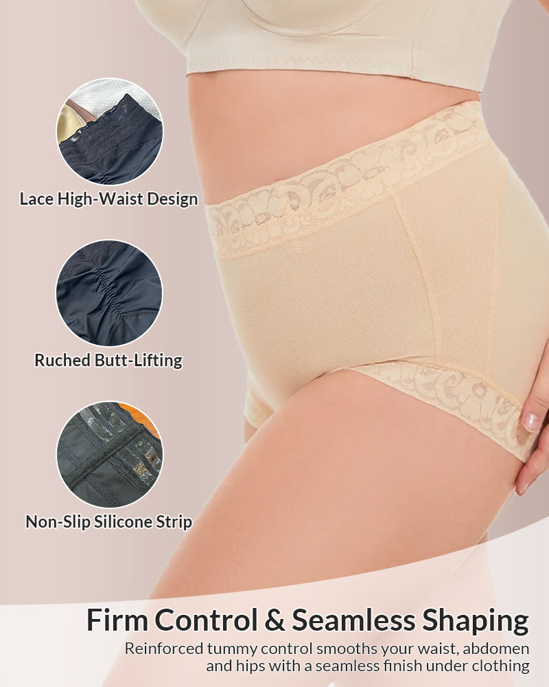 Curvvvy™ Short Moldeador Ultrafino de Talle Alto con Compresión Cruzada