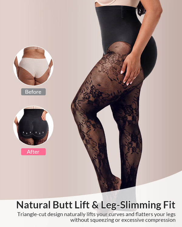 Curvvvy™ Ultradünne High-Waist-Shaping-Shorts mit Cross-Kompression