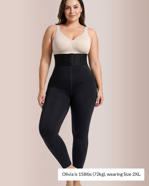 Curvvvy™ Sculpt & Lift High-Waisted Zipper Shaping Leggings