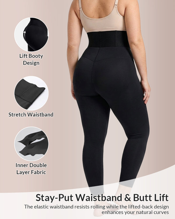 Curvvvy™ Sculpt & Lift High-Waisted Zipper Shaping Leggings