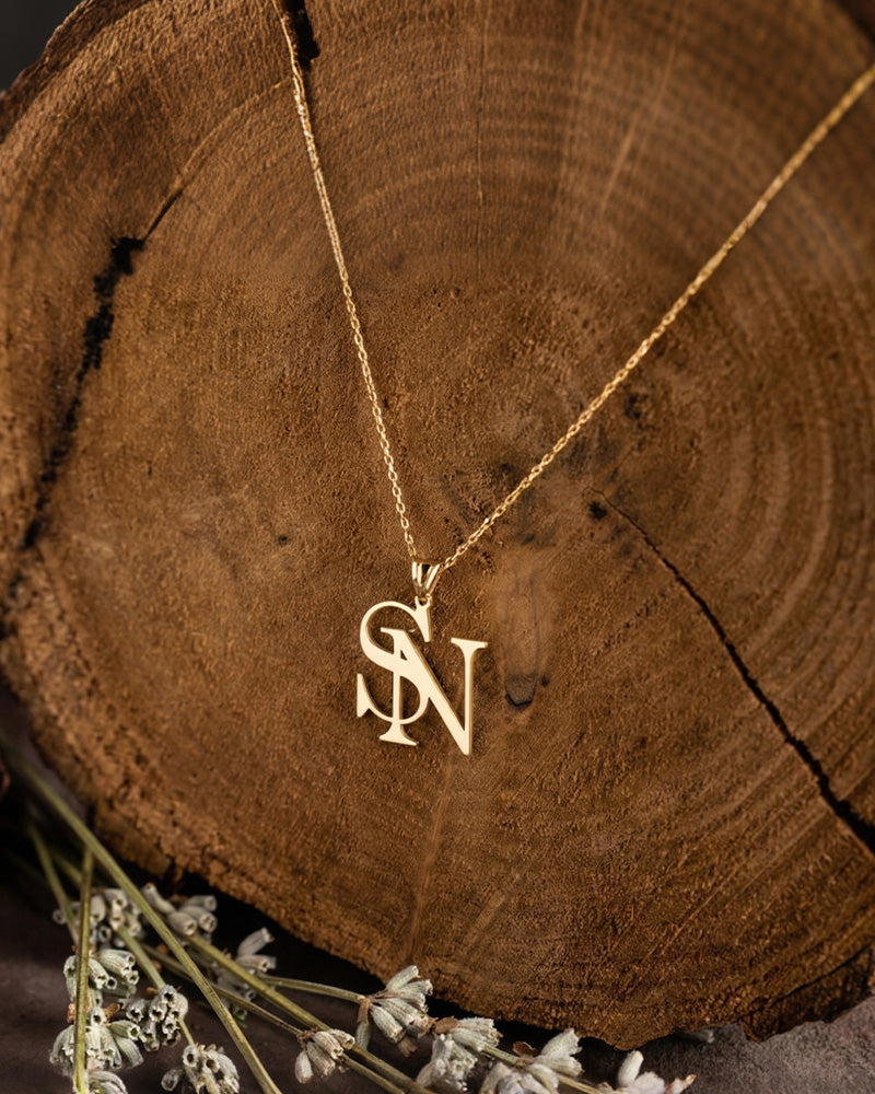 Curvvvy® Personalized Initial Necklace