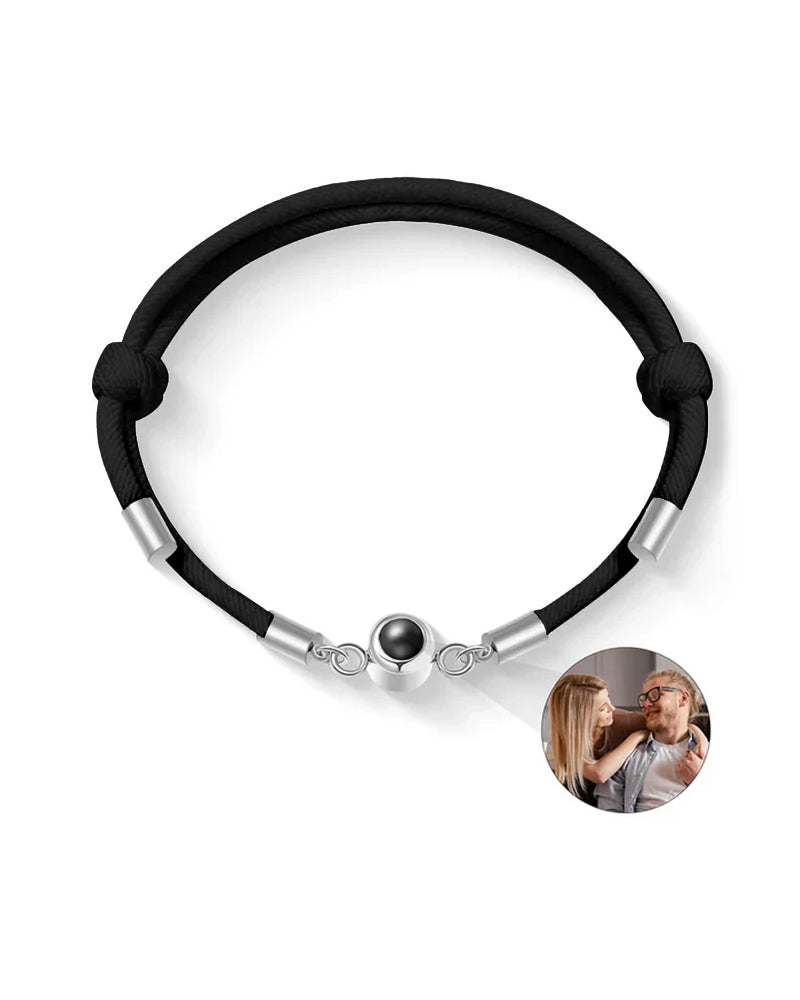 Curvvvy® Custom Photo Bracelet That Allows Uploading Of Personal Photos