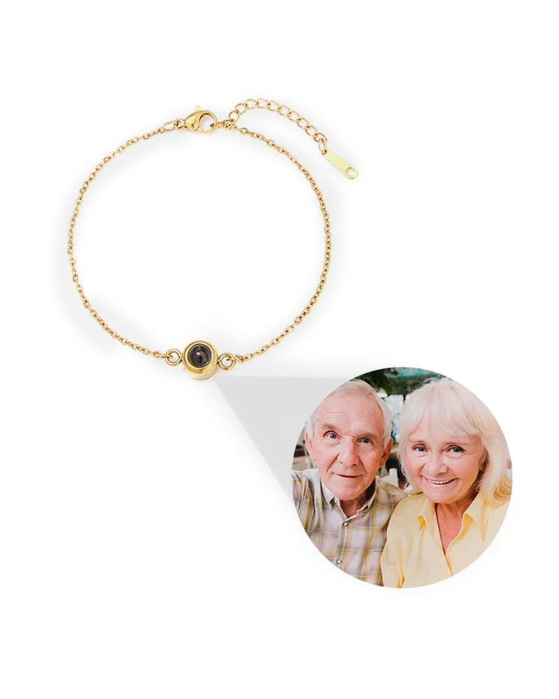 Curvvvy® Custom Photo Bracelet That Allows Uploading Of Personal Photos