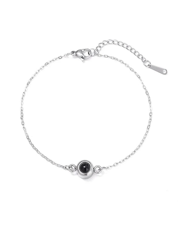 Curvvvy® Custom Photo Bracelet That Allows Uploading Of Personal Photos