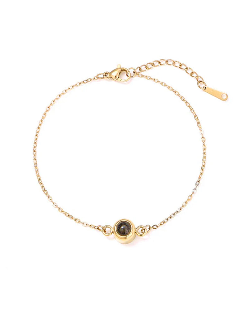 Curvvvy® Custom Photo Bracelet That Allows Uploading Of Personal Photos