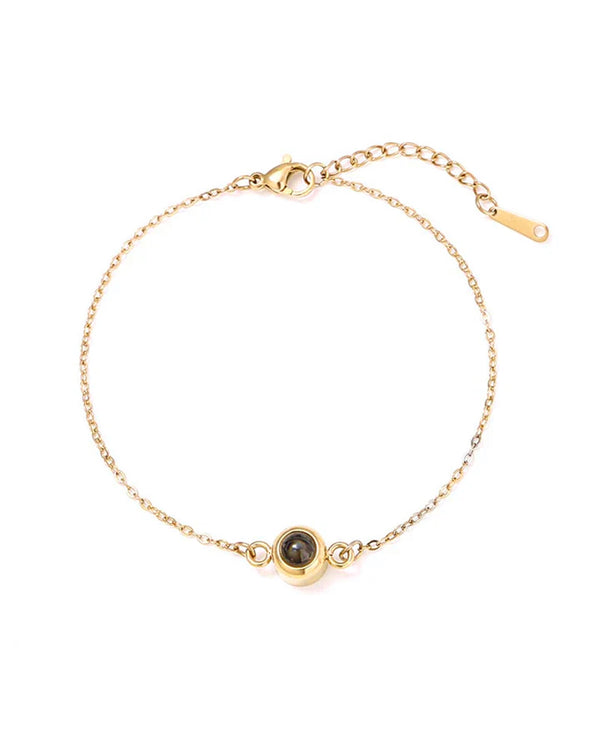 Curvvvy® Custom Photo Bracelet That Allows Uploading Of Personal Photos