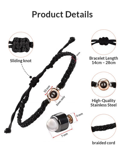 Curvvvy® Custom Photo Bracelet That Allows Uploading Of Personal Photos