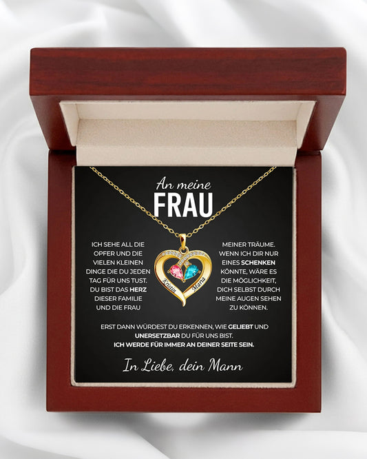 Curvvvy® Birthstone Necklace For My Wife