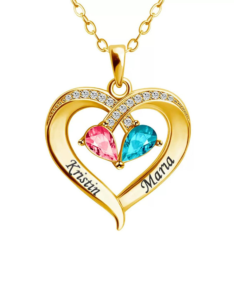 Curvvvy® Birthstone Necklace For My Wife