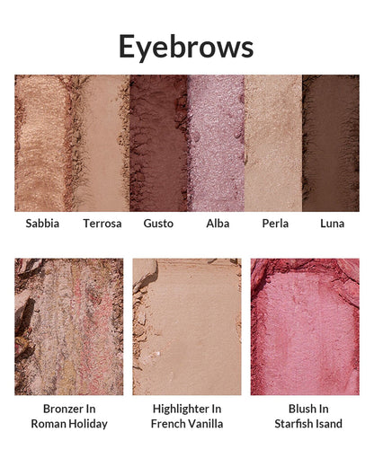 Curvvvy® Baked Multicolor Eyeshadow Palette