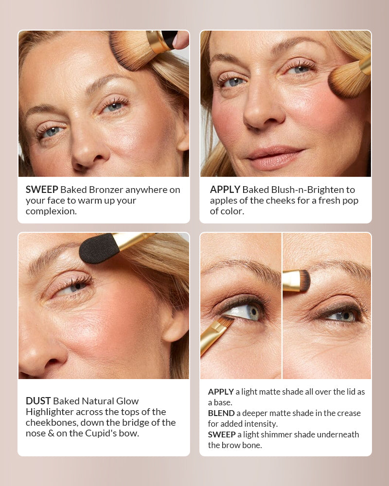 Curvvvy® Baked Multicolor Eyeshadow Palette