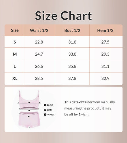 Curvvvy® Women's Lace Trim Wirefree Lightweight Underwear Set