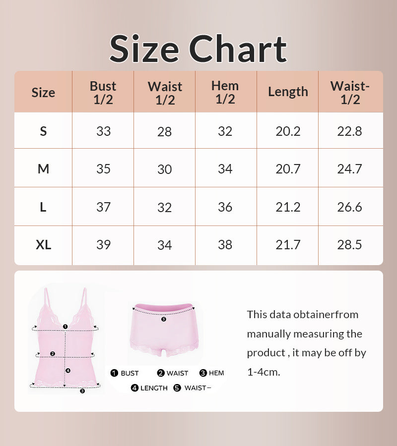 Curvvvy® Women's Lace Trim Wirefree Lightweight Underwear Set