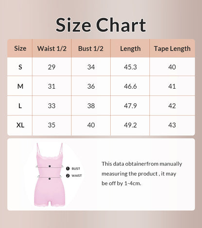 Curvvvy® Women’s Lace Trim Spaghetti Strap Lightweight Playsuit