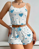 White Blue Heart