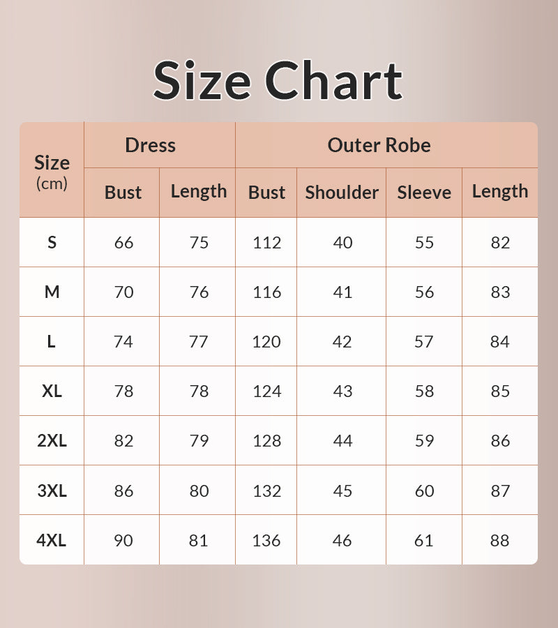 Curvvvy® Seductive Lace Bustier Chemise & Sheer Robe 2-Piece Set