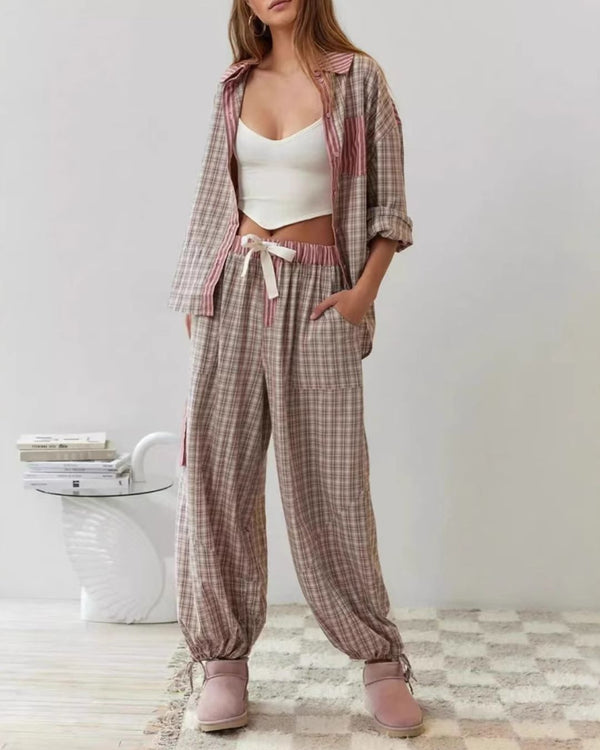 Curvvvy™ Loose Splice Pajama Set