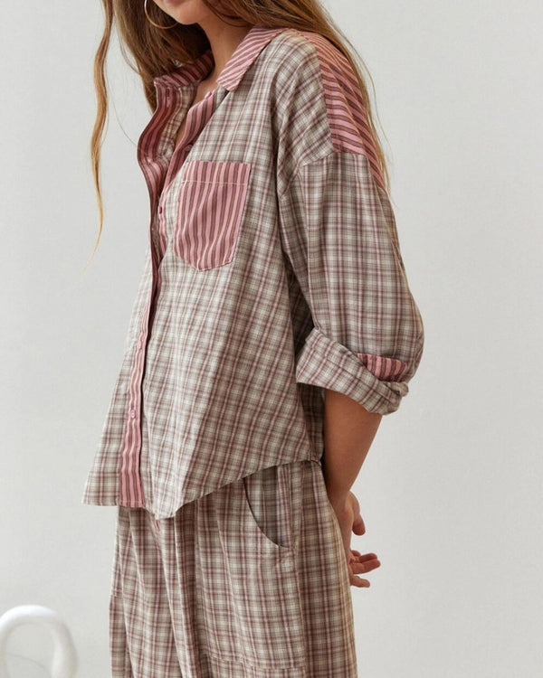 Curvvvy™ Loose Splice Pajama Set