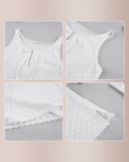 Curvvvy® Summer Breathable Hollow Cotton Silk Slip Dress