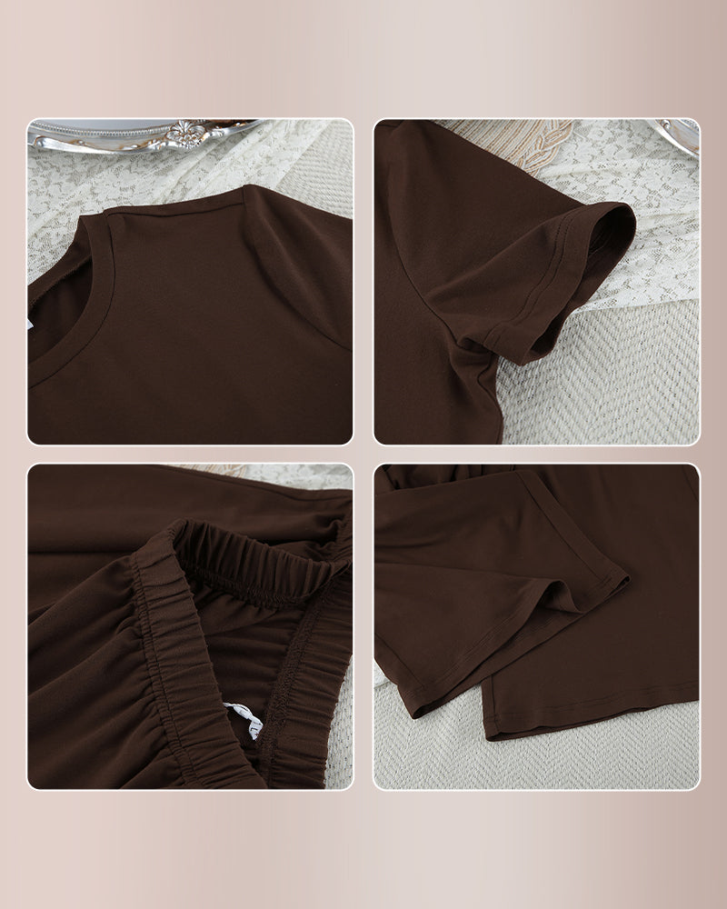 Curvvvy® Ultra-Drapey Comfort Lounge Set For All-Day Wear