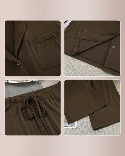 Curvvvy® Cloud-Soft Relaxed Long Sleeve Pajama Set