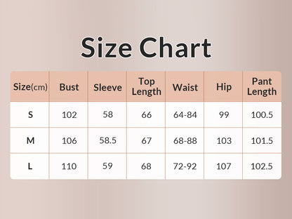 Curvvvy® Jacquard Ruffle Pajama Set Long Sleeve Loungewear