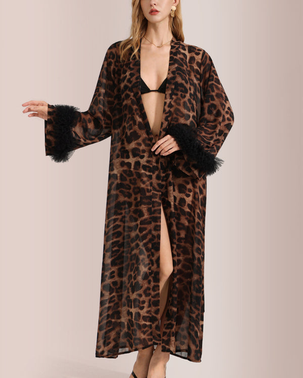 Curvvvy® CozyWear – Schwarzes Langarm-Pyjama-Set mit Hose 