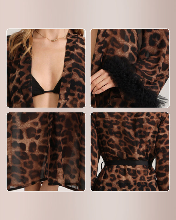 Curvvvy® CozyWear – Schwarzes Langarm-Pyjama-Set mit Hose 