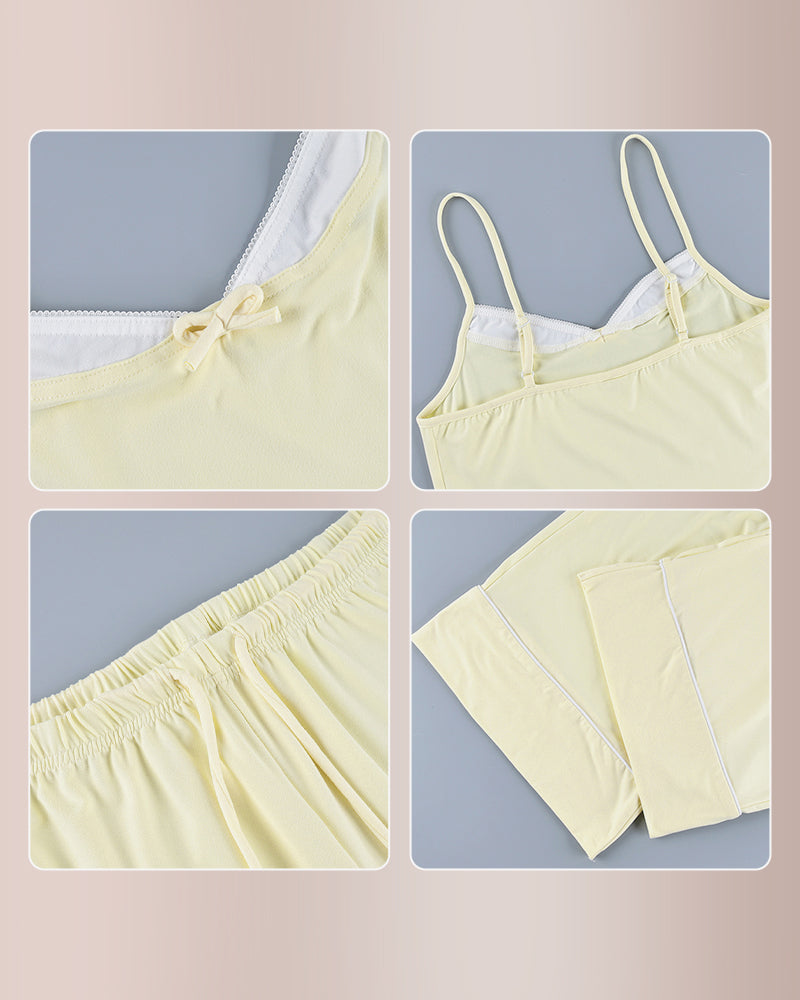 Curvvvy® Sweet Dreams Cami Lounge Set With Drawstring Pants