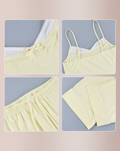 Curvvvy® Sweet Dreams Cami Lounge Set With Drawstring Pants