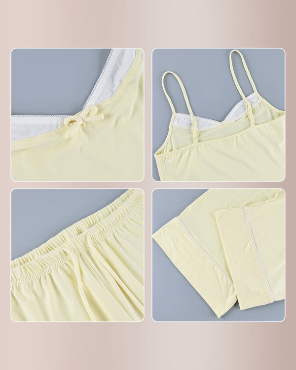 Curvvvy® Sweet Dreams Cami Lounge Set With Drawstring Pants