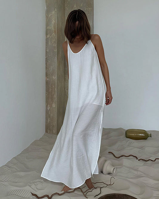 Curvvvy® The Effortless Breeze Maxi Slip Dress