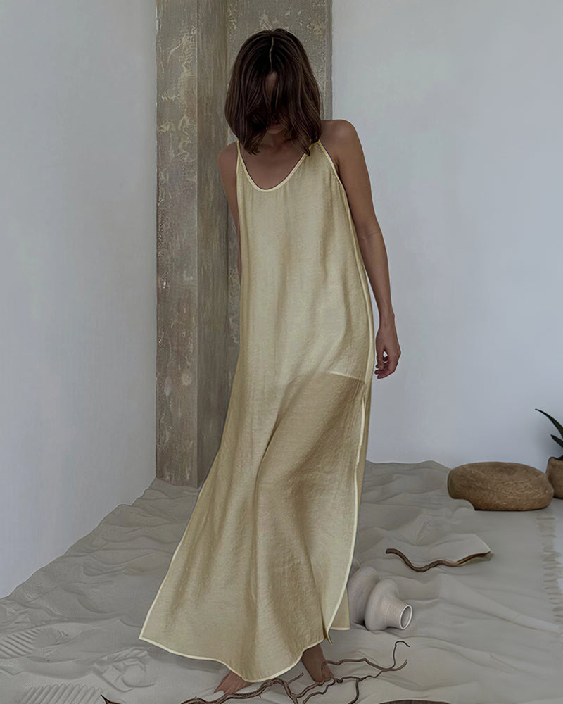 Curvvvy® The Effortless Breeze Maxi Slip Dress