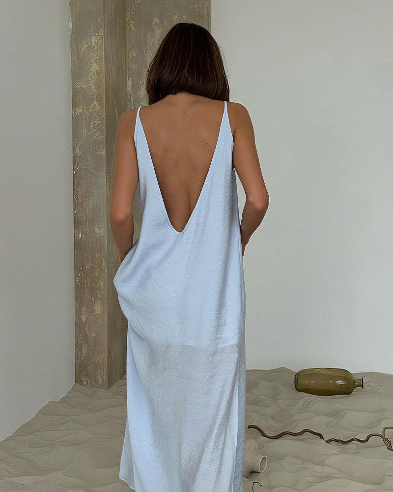 Curvvvy® The Effortless Breeze Maxi Slip Dress