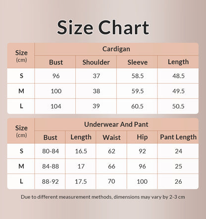 Curvvvy® 3-Piece Ruffle Knit Loungewear Set
