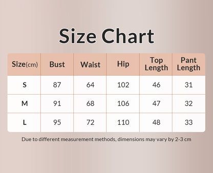 Curvvvy® Cotton Lace-Trim Cami Loungewear Set
